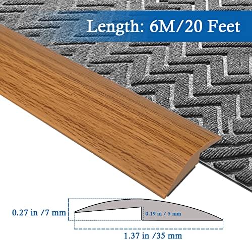 FONUNO Carpet Transition Strip Self Adhesive Floor Transition Strip - Image 2