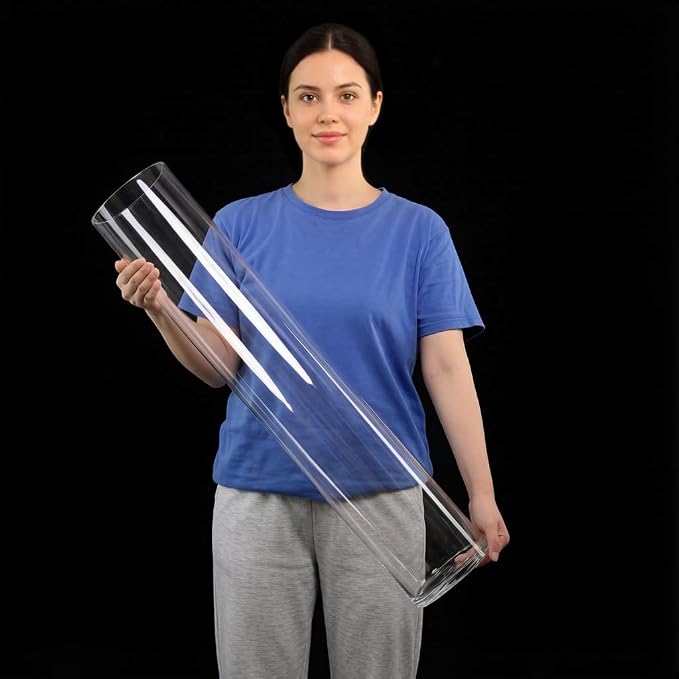 CYS EXCEL Cylinder Clear | Multiple Size Choices Glass Flower Centerpieces | - Image 2