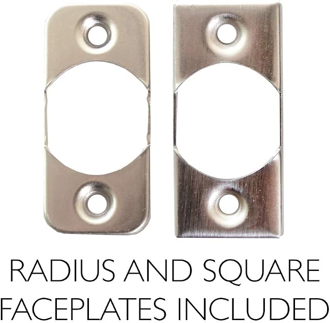 Design House Pro Series Passage Door Latch, Polished Brass | Adjustable - Image 11