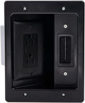 Legrand - On-Q in-Wall TV Cable Management Kit, Recessed Power & Low Voltage by Legrand-On-Q