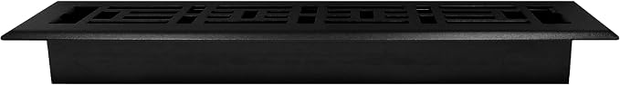 Decor Grates AJH212-BLK Oriental Floor Register, Textured Black - Image 3
