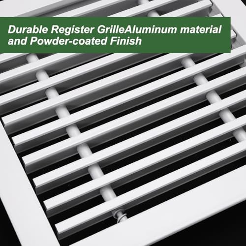PATIKIL 20x4 Inch Linear Bar Air Vent Grille, Sidewall HVAC Air Supply and - Image 4