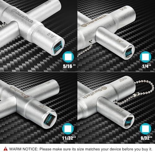 DURATECH 3-in-1 Plumber wrench & 4 Way Sillcock Key, - Image 4