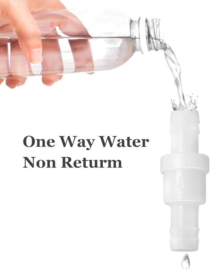 Litoexpe 6 Pcs 1/2" One Way Inline Check Valve | Ozone Resistant, Non-Return - Image 3