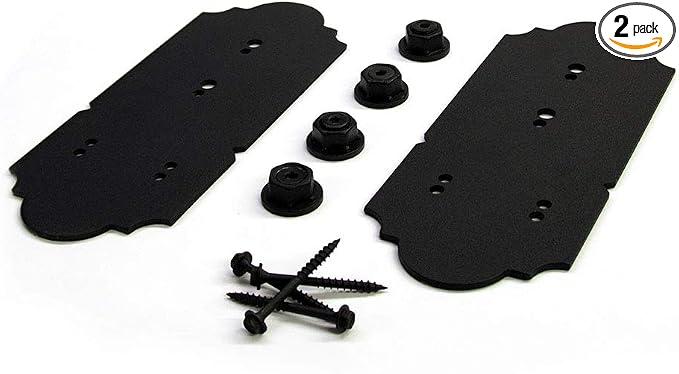 OZCO Laredo Sunset Post to Beam Flush Connector, 2 Pack, fits wood beams and by Ozco
