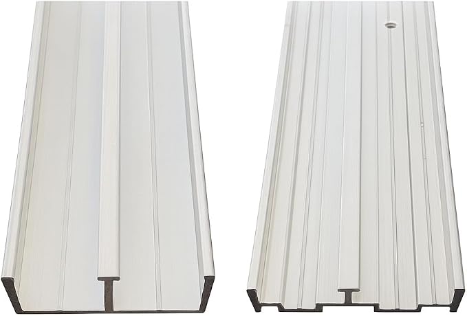Randall Manufacturing Aluminum Sliding Door Track 3/4" x 4 FT, Durable Metal by RandallManufacturing