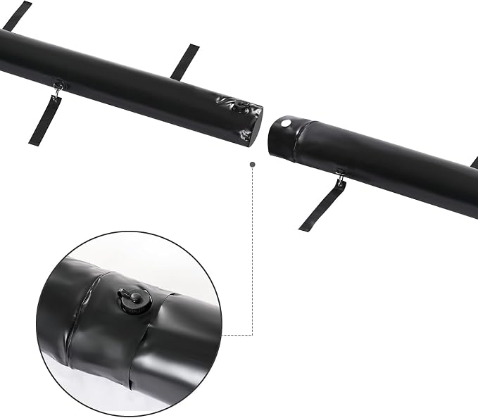 4 Pack 6 ft Flood Barrier for Home, Reusable Outdoor Water Barriers, Water - Image 5