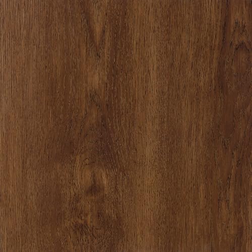 Peel and Stick Floor Tiles, Dark Brown Wood, 30 Sq.Ft - Image 2