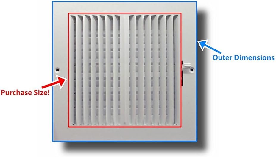 HVAC Premium 25'' x 16'' Return Air Grille - Image 2
