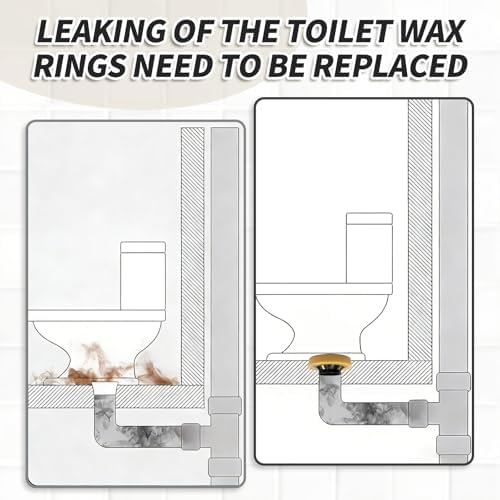 Thick Toilet Wax Ring 8 Pack - Image 3