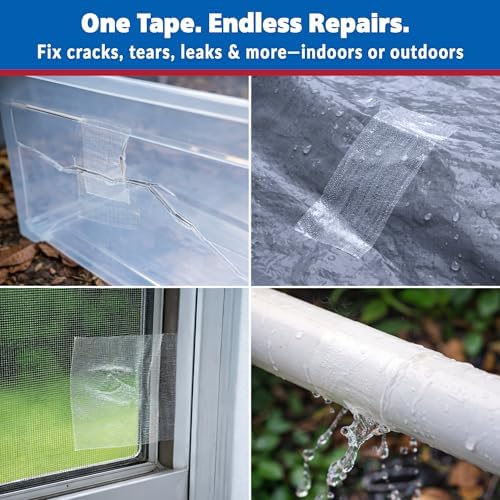 Gaffer Power Clear Repair Tape 2 in x 20 Yds, Waterproof, Made in USA - Image 2