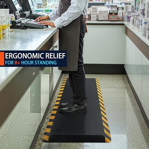 FEATOL Anti Fatigue Mat Industrial, Ergonomic Standing Floor Mat - Image 2