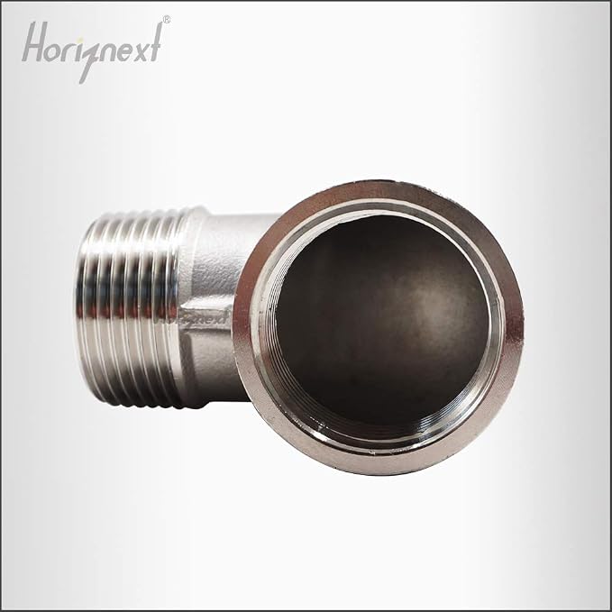 1'' NPT Stainless Steel Elbow, 90 Degree Water Hose Elbow - Image 6