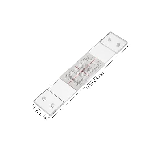 BESPORTBLE 2pcs Acrylic Crack Gauge Ruler - Image 2