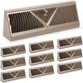Yaocom 10 Pack Baseboard Register Vent 15 Inch Air Vent Covers by Yaocom