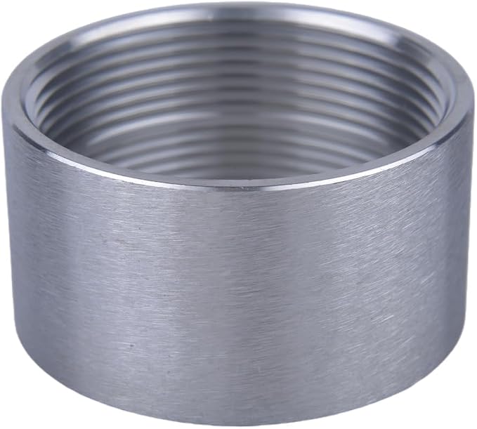 304 Stainless Steel 2 Inch NPT Female Thread Weld On Pipe Fitting Bung 2" NPT - Image 7