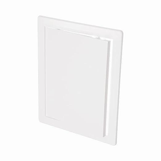8" x 10" White ABS Plastic Plumbing Access Panel by ECOPROVENT