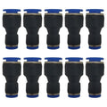 zjxed 1/4" OD x 3/8" OD Pneumatic quick Connector Push to Connect fittings by ROZESAZZ