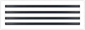 BUILDMART - 24x8 White Modern AC Vent Cover - Decorative Air Vent - Standard by TexasBuildmart