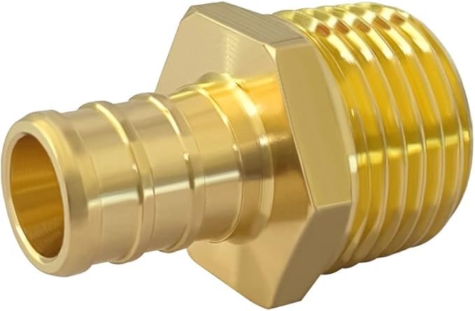 Hooshing 5PCS Pex Fitting 3/4" Male NPT to 1/2" Pex Male Adapter | Heavy Duty - Image 5