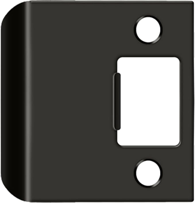 Deltana SPE225 2-1/4" x 2-1/4" Extended Lip Strike Plate, Oil Rubbed Bronze by Deltana