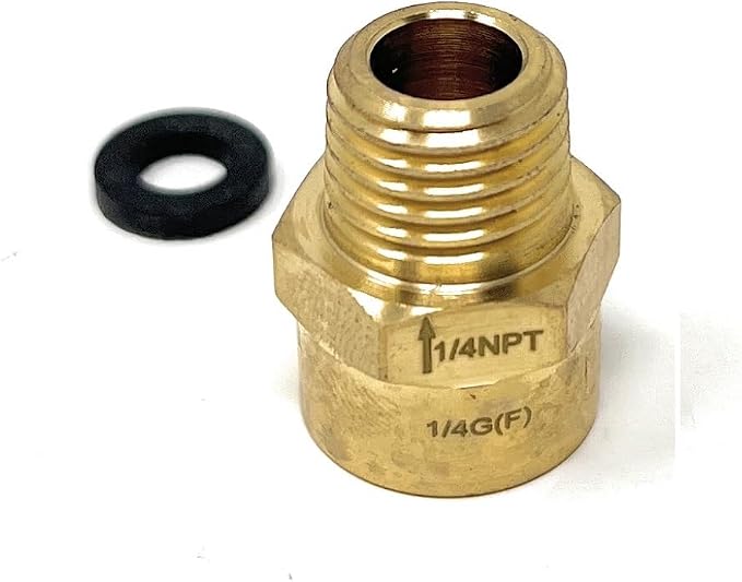 G Thread Female to NPT Thread Male Pipe Fitting Adapter by CascadaShowers