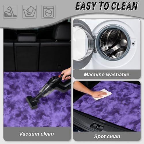 Purple Waterproof Car Trunk Mat 29"x39" - Image 5