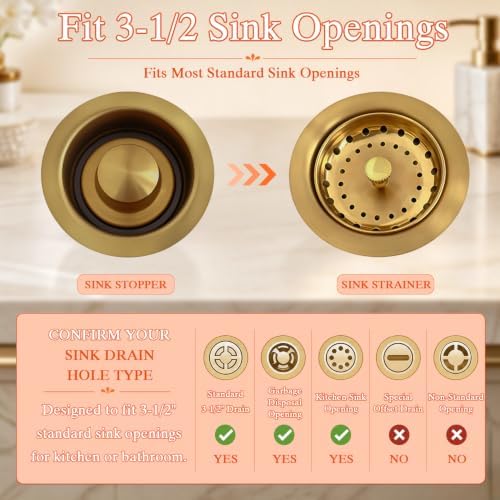 3-1/2 Inch Kitchen Sink Drain Kit - Image 3