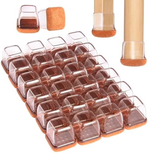 Square Chair Leg Floor Protectors by YTEACIUL
