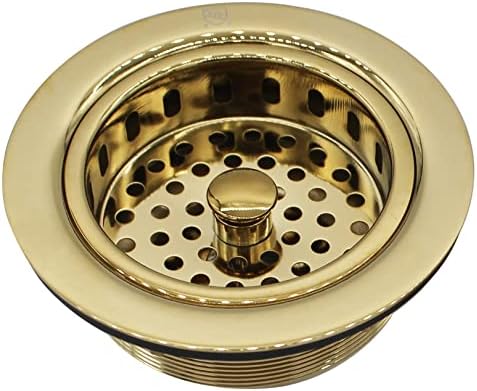 Westbrass D2165-01 Post Style Large Kitchen Basket Strainer - Image 3