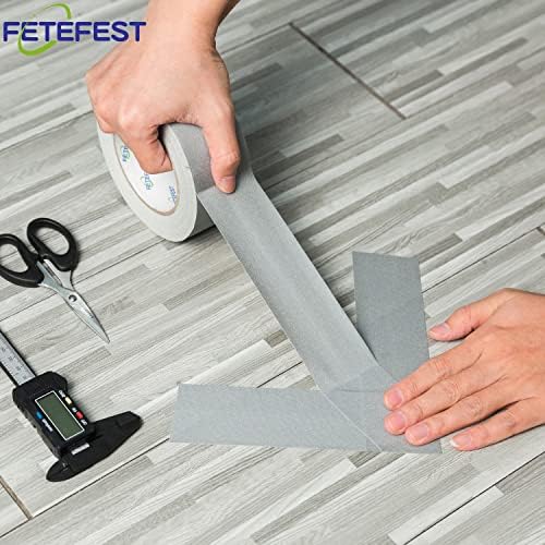 Gaffers Tape Gray 4 Pack Bulk Heavy Duty, Non-Reflective No Residue Hand Tear - Image 5