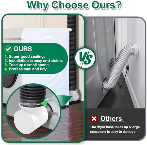 Dryer Vent Hose For Tight Space, Indoor Dryer Vent, Dryer Hose Vent Kit - Image 4