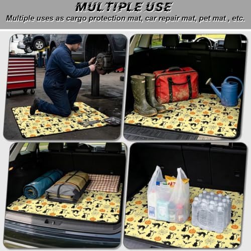 Beige Cat Pumpkin Trunk Mat 29"x39" - Image 3