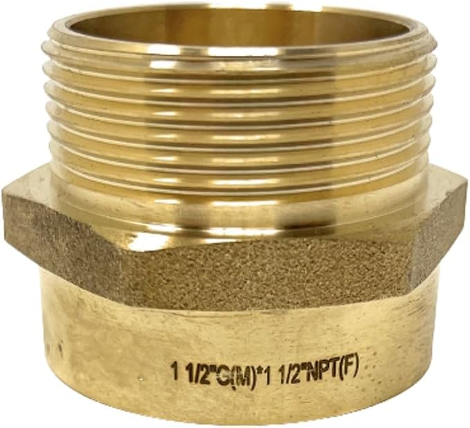 G Thread Male to NPT Female Adapter by CascadaShowers