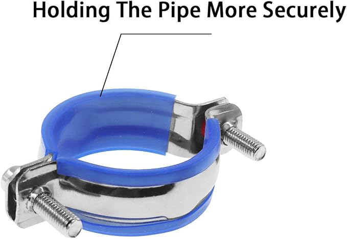 Adjustable Pipe Bracket Clamp, Heavy Duty Split Ring Hanger, TTZEZE SUS304 Wall - Image 7