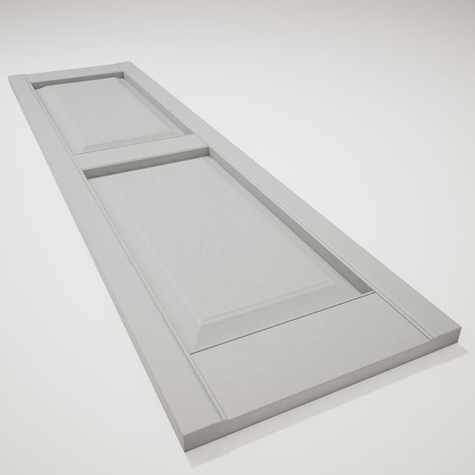 Builders Edge 14.75 in. W x 47 in. H Builders Edge, Standard Two Equal Panels - Image 7