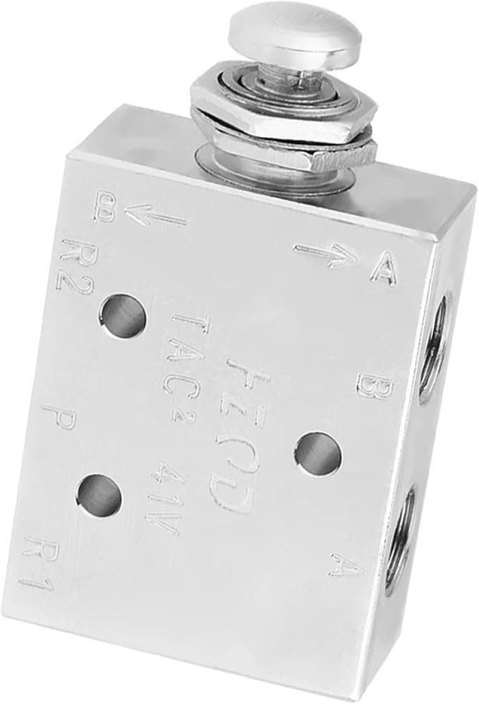 Pneumatic Toggle Valve 2 Position 3 Way TAC2 41P Air Control ON/OFF Knob Valve - Image 6