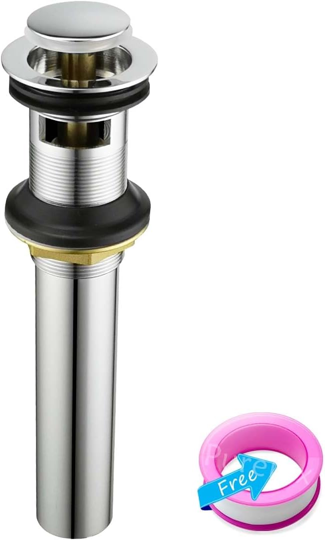 Purelux Bathroom Sink Drain Stopper Faucet Vanity Sink Pop Up Drain Assembly - Image 3