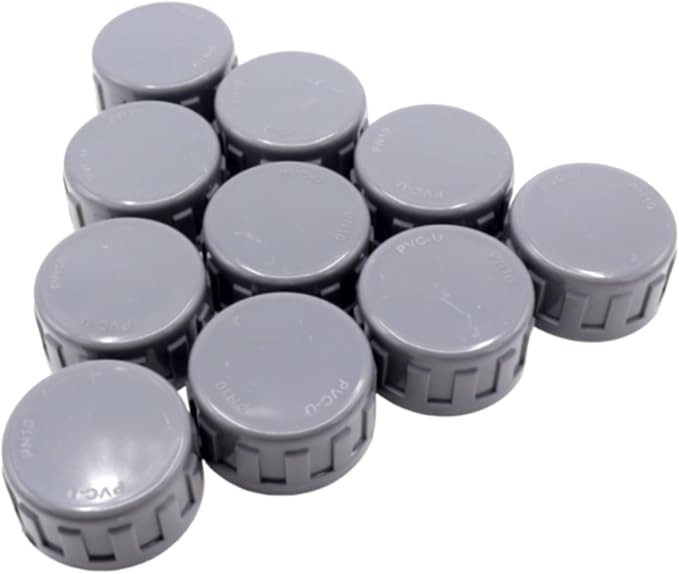 1 Inch BSPT Female PVC End Caps, 10 Pack | plumbing diy repair fit, watertight by Joyangy