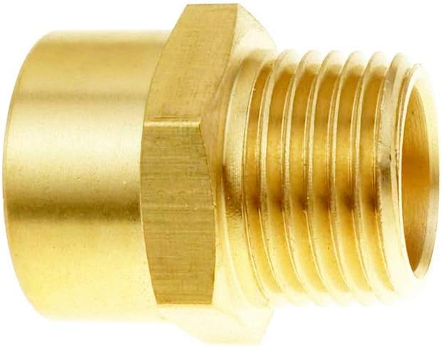 Joywayus 1/2" NPT Thread Female × 1/2" G Thread Male Brass Pipe Fitting Adapter - Image 6