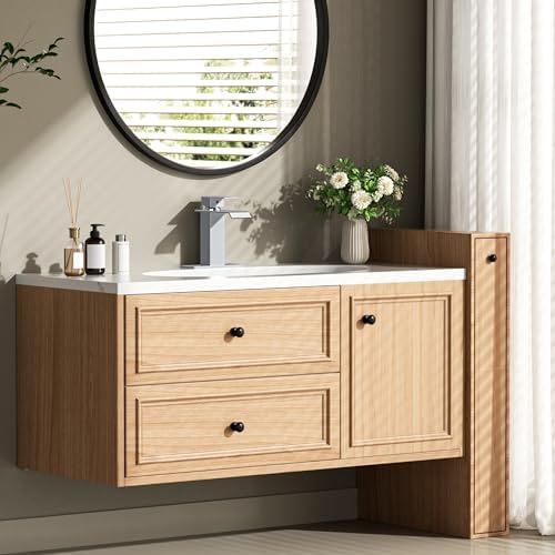 FORIOUS Bathroom Faucet 1 Hole Single Handle Vanity Sink Faucets Chrome - Image 2