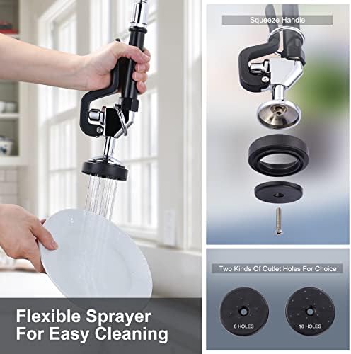 Commercial Kitchen Faucet Wall Mount - Image 5