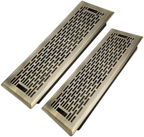 Howeall 4x14 Inches 2 Pack Heavy Duty Walkable Floor Register by Howeall