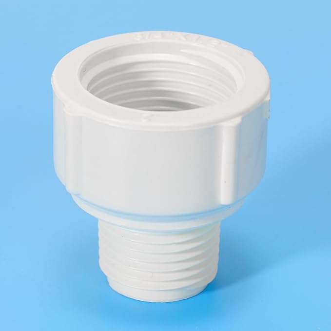 16 Pack 1/2 Inch Male to 3/4 Inch Female Thread PVC to Garden Hose Adapter - Image 4