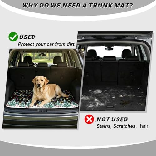 Christmas Tree Universal Car Trunk Mat All Weather Trunk Protection Cargo Liner - Image 4
