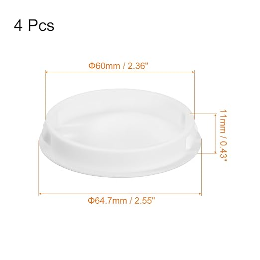 uxcell 60mm/2.36" Plastic Hole Plugs - Image 2