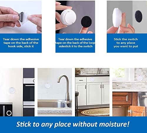 Garbage Disposal Wireless Switch Kit No Drilling On Sink Top, Remote Control - Image 4