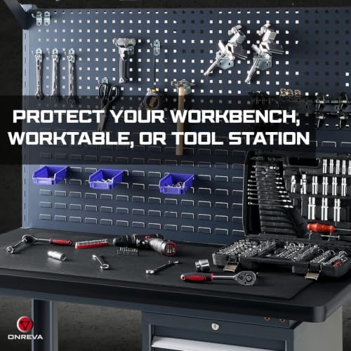 ONREVA Workbench Mat 36X72 Inches, EVA Rubber Work Mat, Protect Your Work Bench - Image 3