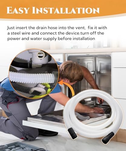 WD24X10065 12 Feet Dishwasher Drain Hose Extension Fits - Image 6