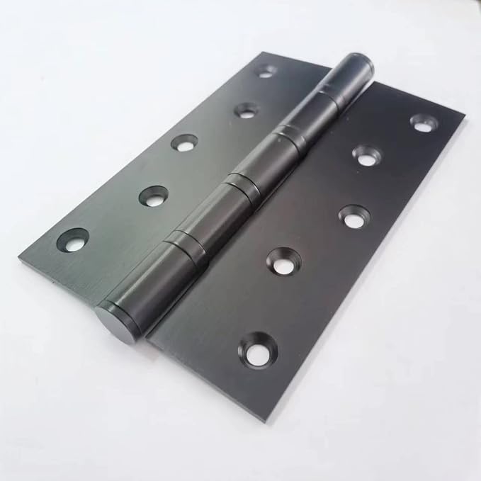 2 Pcs 5" Stainless Steel Ball Bearing Door Hinges - Image 3